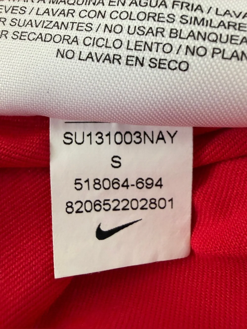 Nike Golf Women’s Dri-FIT Tour Performance Red Sleeveless Polo Shirt Size Small